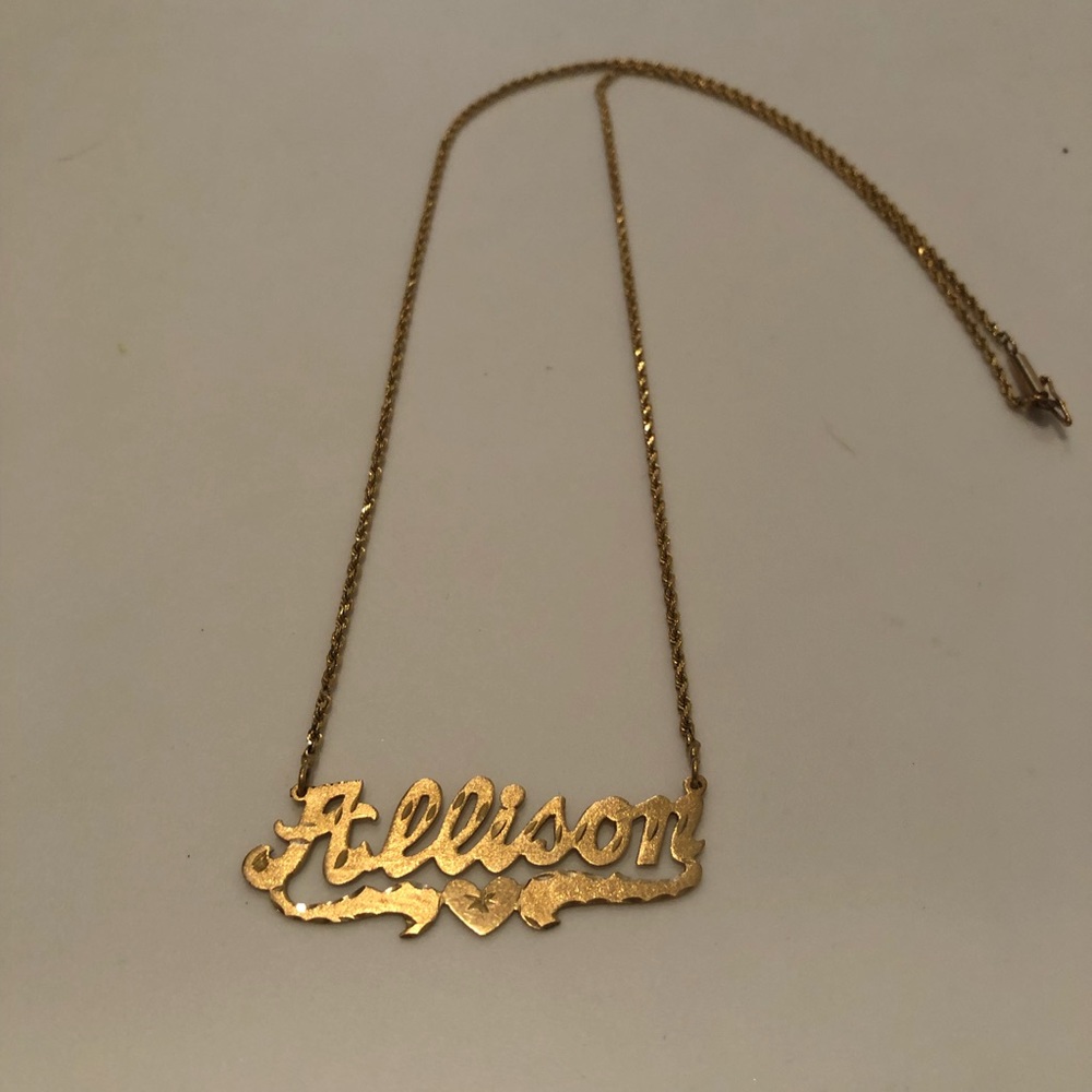 Gold plated “Allison” Necklace